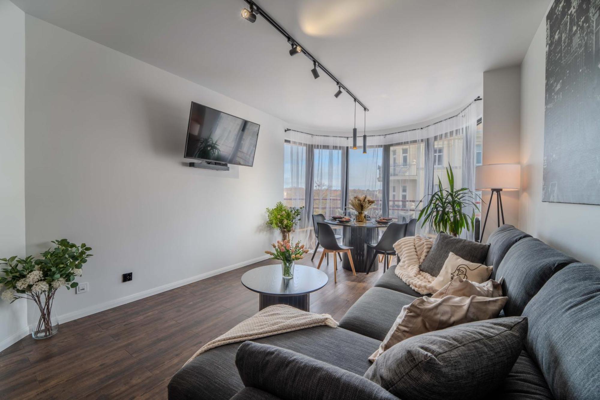 New Large Modern Apartment - City Center - 60M2 - Lift - Parking Wroclaw Dış mekan fotoğraf
